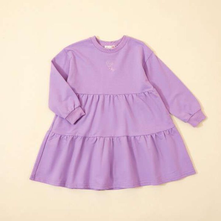 KP Coucou Fluffy One-Piece Dress (90-140),Pink, medium image number 3