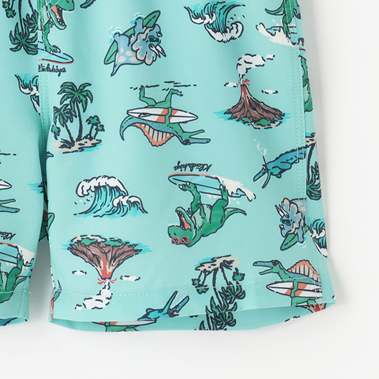 [SWIM] Dinosaur All-Over Pattern Pants,Emerald green, large image number 3