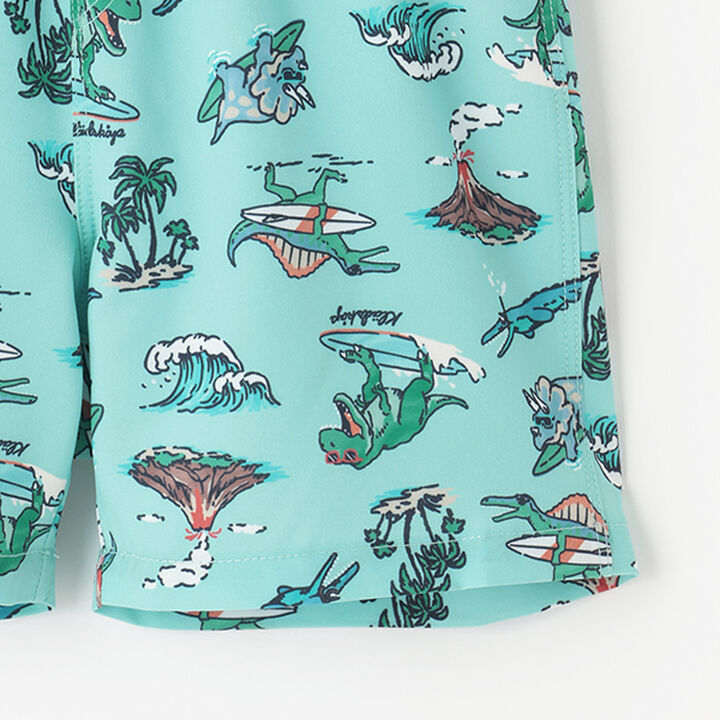 [SWIM] Dinosaur All-Over Pattern Pants,Emerald green, medium image number 3