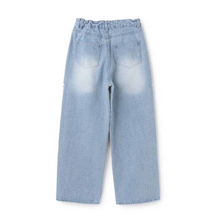 Damage Loose Denim,Black, medium image number 1