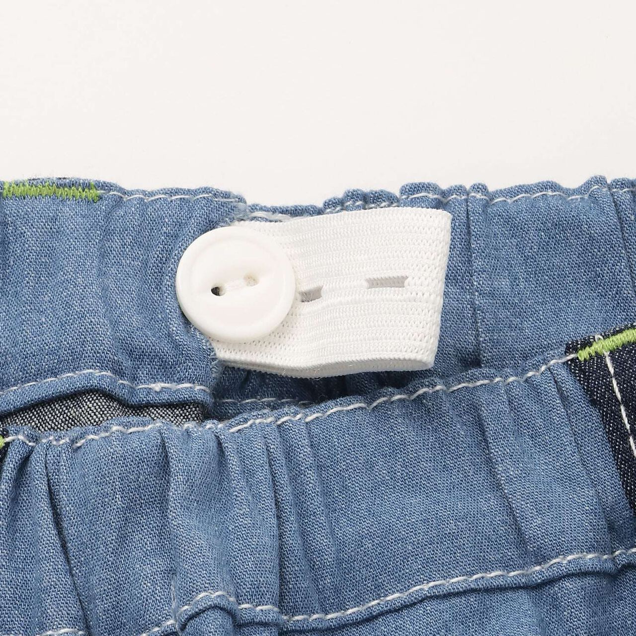 Insect Pocket 5-Minute Length Pants,Sax blue, large image number 9