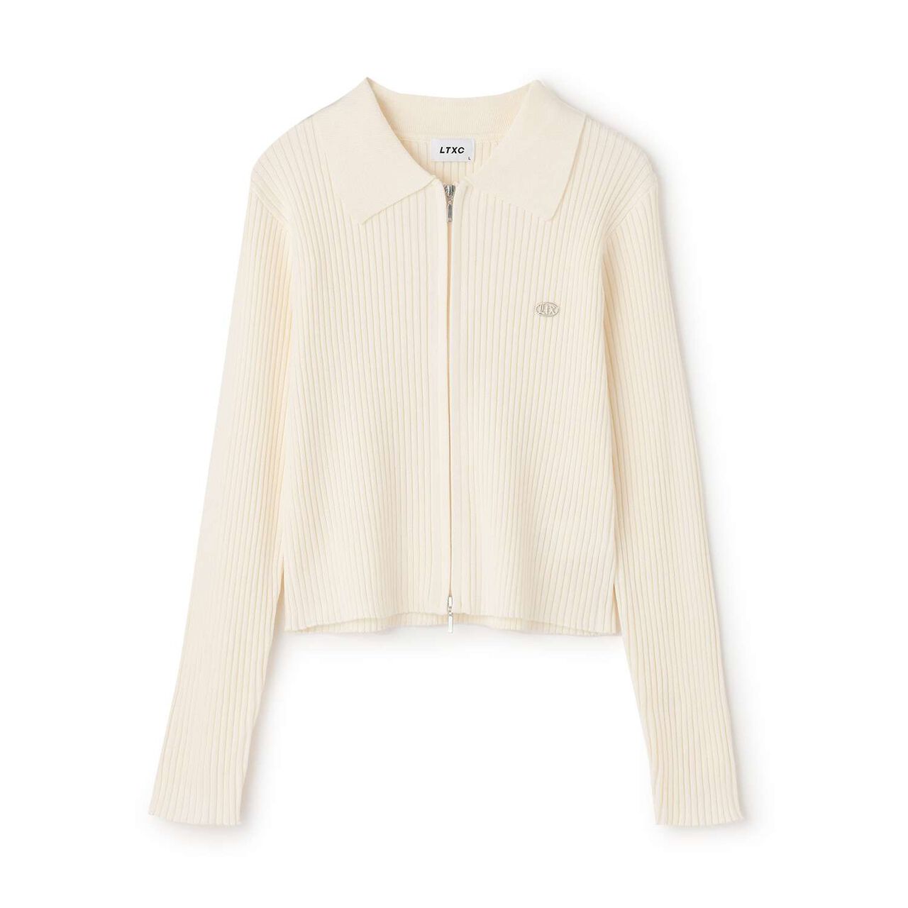 [LTXC] Rib WZIP Cardigan,Brown, large image number 8