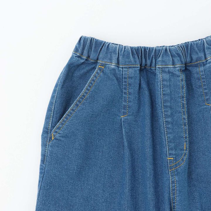 Tuck Balloon Denim Pants [Coordinatable Setup],Blue, medium image number 8