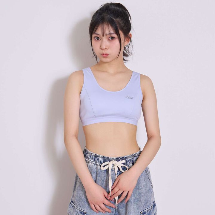 Mesh Half Top,Sax blue, medium image number 3