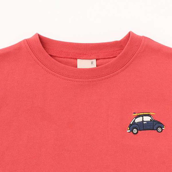 [GOOD PRICE Cool Sensation] Embroidered Short Sleeve T-Shirt,Light blue, medium image number 9