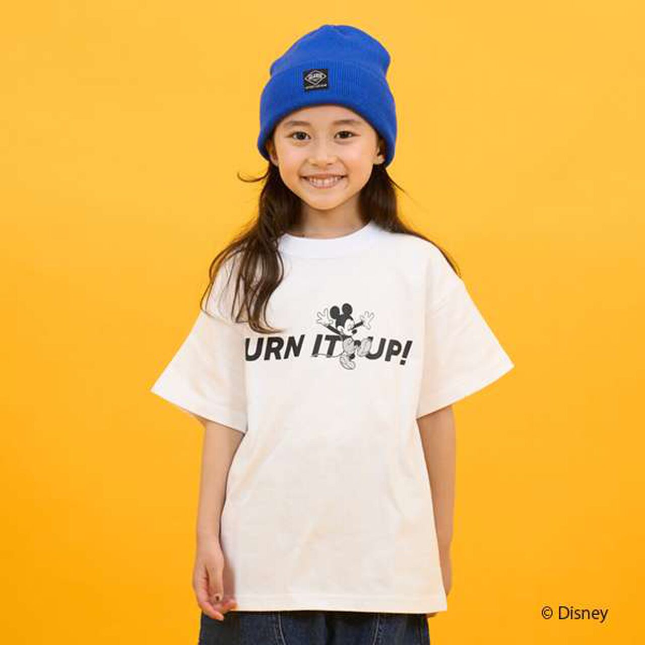 [SKIT0LY] Disney Mickey Mouse Short Sleeve T-Shirt,White, large image number 0