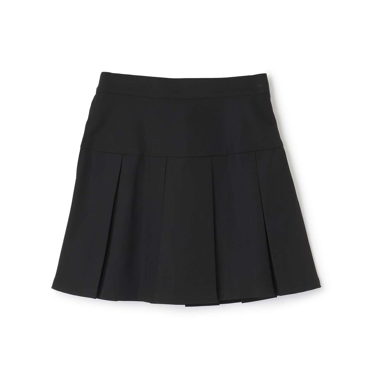 [Graduation Attire] Box Pleated Skirt-Pants,Black, large image number 0