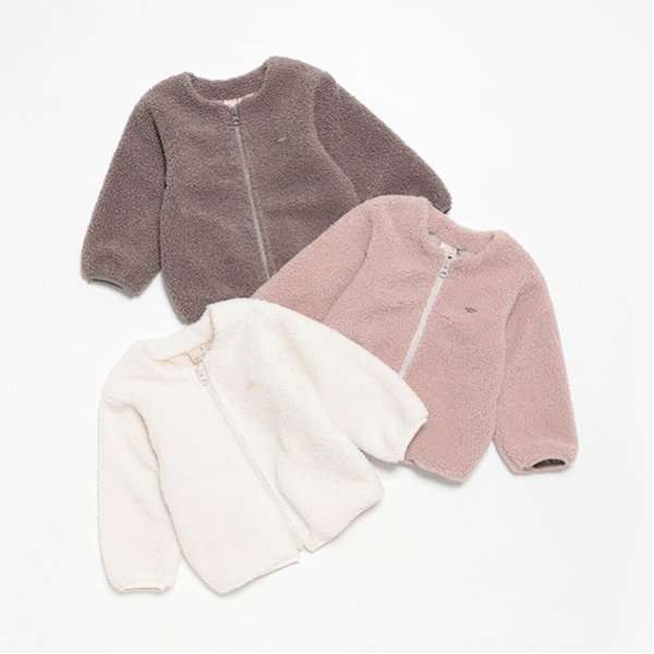 [Link] Fleece Zip-Up Jacket,Charcoal gray, large image number 2