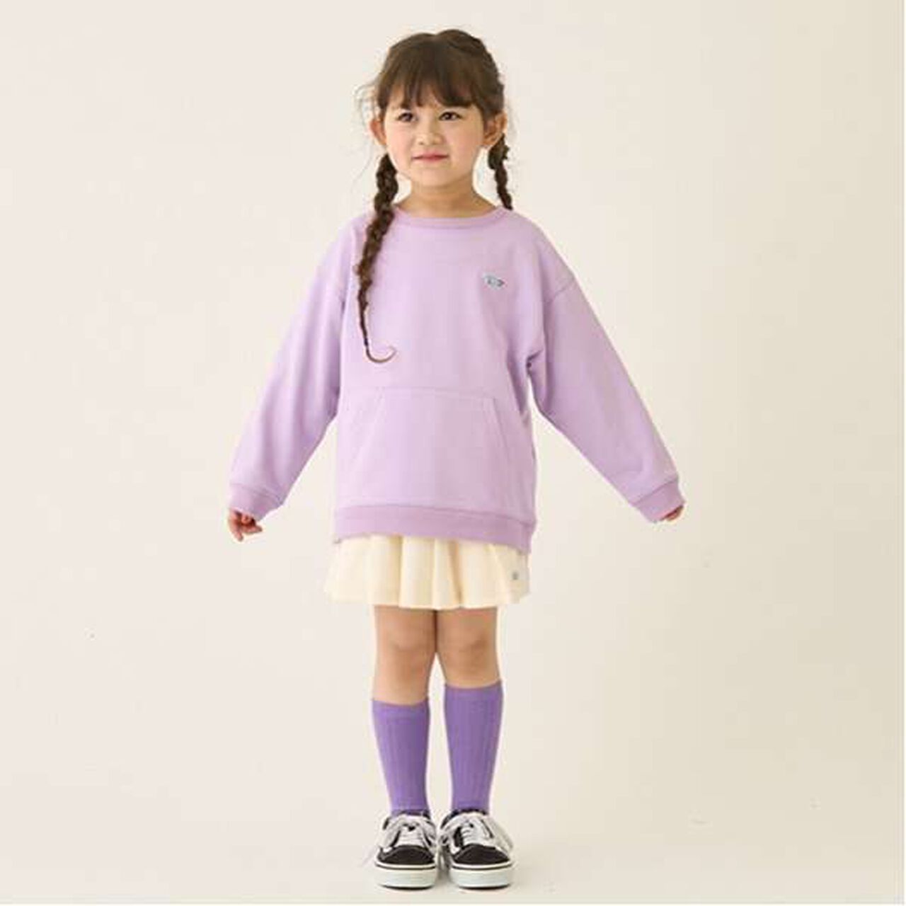 [The FOX] Anti-Stain Fleece Pullover,Lavender, large image number 15