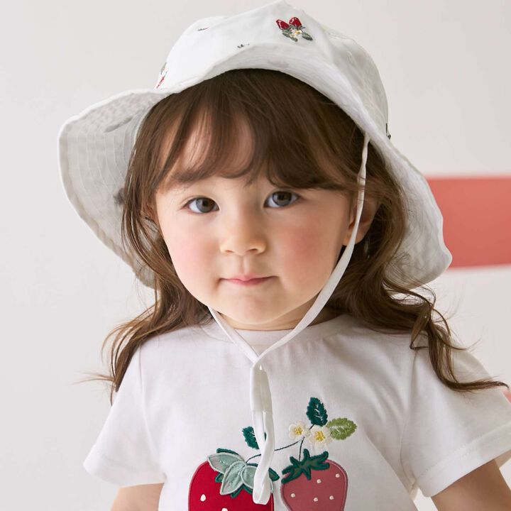 [Heat-Resistant] Embroidered Bucket Hat,Pink, medium image number 7