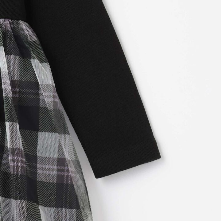 [Restock] Checkered Tulle Docking Dress,Pink, medium image number 6