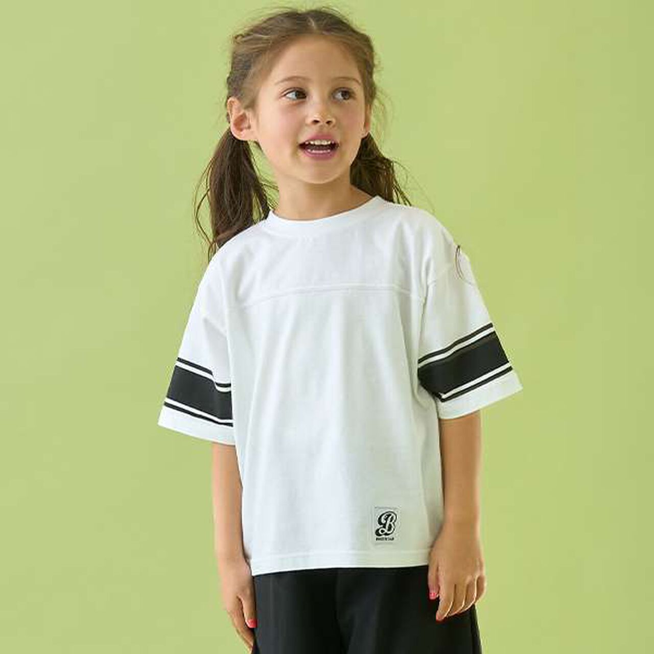 [Reversible] Line Print T-Shirt (Comfortable Jersey Fabric),Deep blue, large image number 37