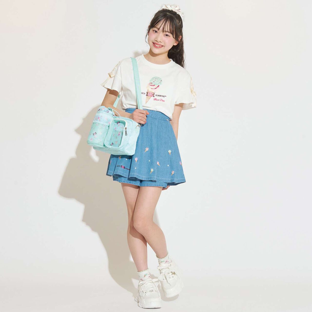 [Baskin-Robbins] Shoulder Bag with Bottle Holder,Emerald green, large image number 15