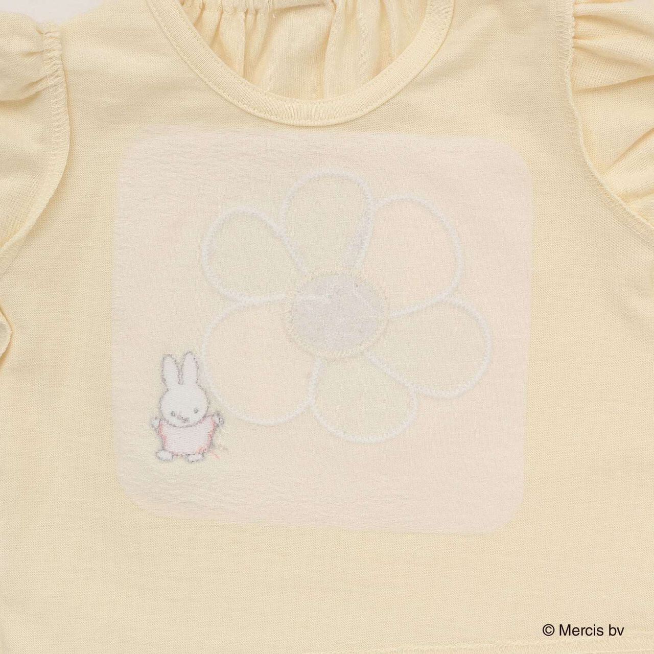 [miffy] Floral Appliqu&eacute; Outfit Set,Blue, large image number 7