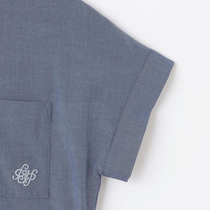 [130cm] Side Ribbon Shirt Dress,Navy, medium image number 4