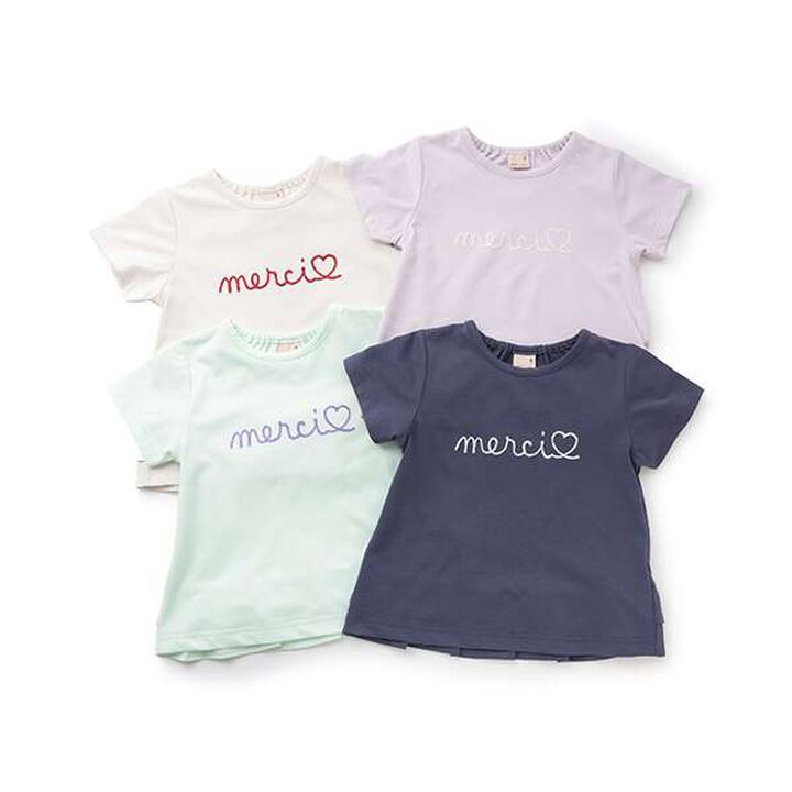 [Amphibious] Logo Embroidery T-Shirt (Kids Size),Light khaki, medium image number 13