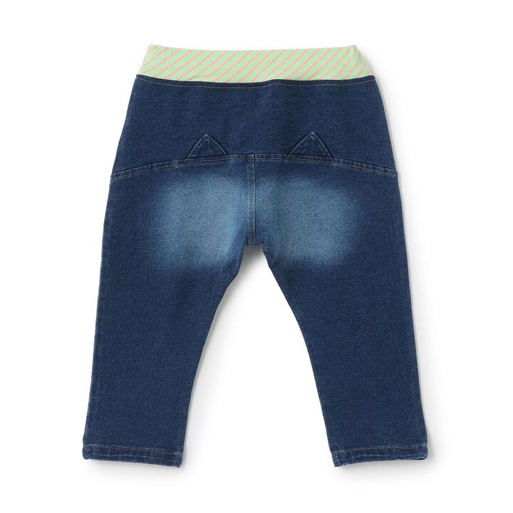 Citrus Knit Denim Pants,Navy, medium image number 1