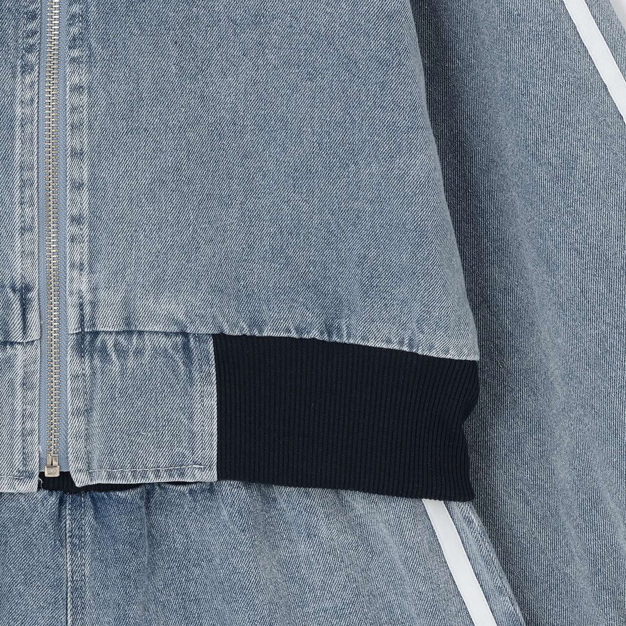 Denim Zip Setup,Blue, large image number 4
