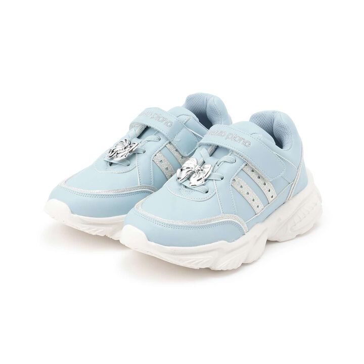 Charm-Attached Velcro Sneakers,, medium