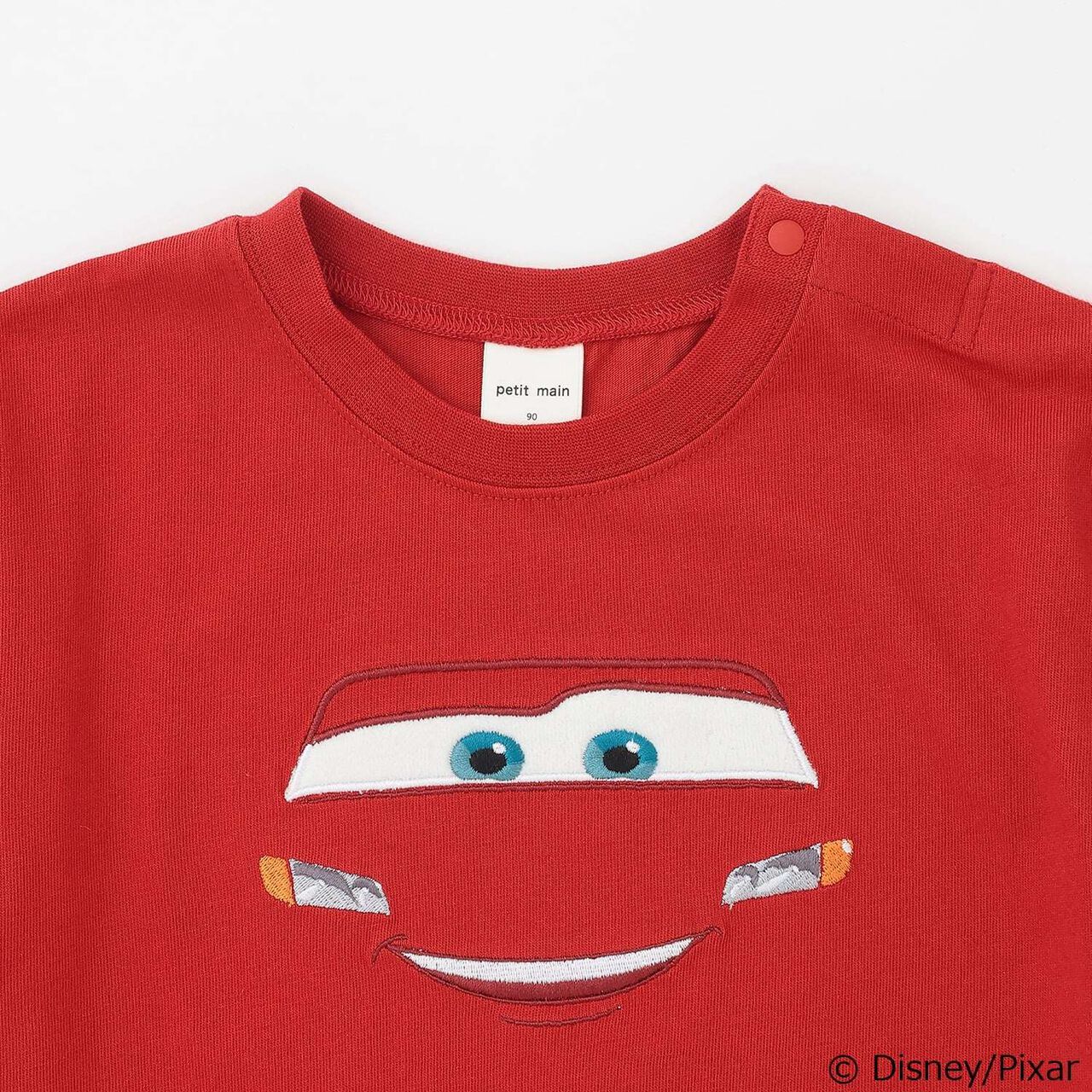 [Disney/Disney Pixar] Cool Touch Baymax / Cars Face T-Shirt,Red, large image number 5