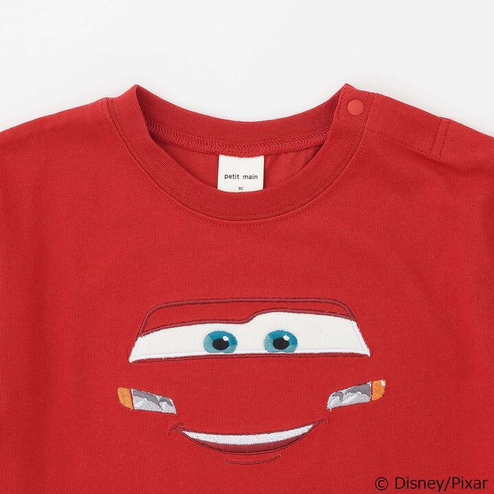 [Disney/Disney Pixar] Cool Touch Baymax / Cars Face T-Shirt,Red, medium image number 5