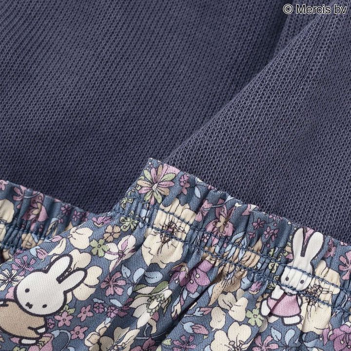 [Miffy] Floral Pattern Docking Tunic,Navy, medium image number 12