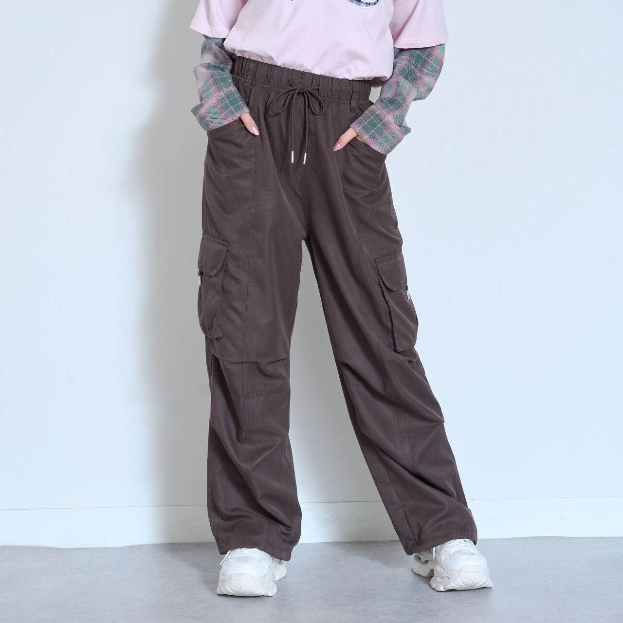 [LTXC / Quick-Dry Absorbent] Cargo Pants with Belt Loops,Off white, large image number 3