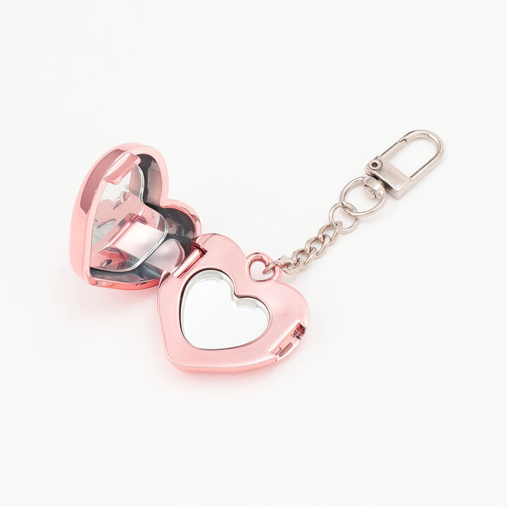 Heart-Shaped Cosmetic Keychain,Silver, medium image number 7