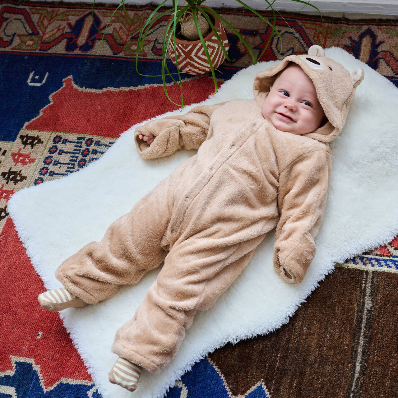 Animal Boa Coverall,Ivory, large image number 14