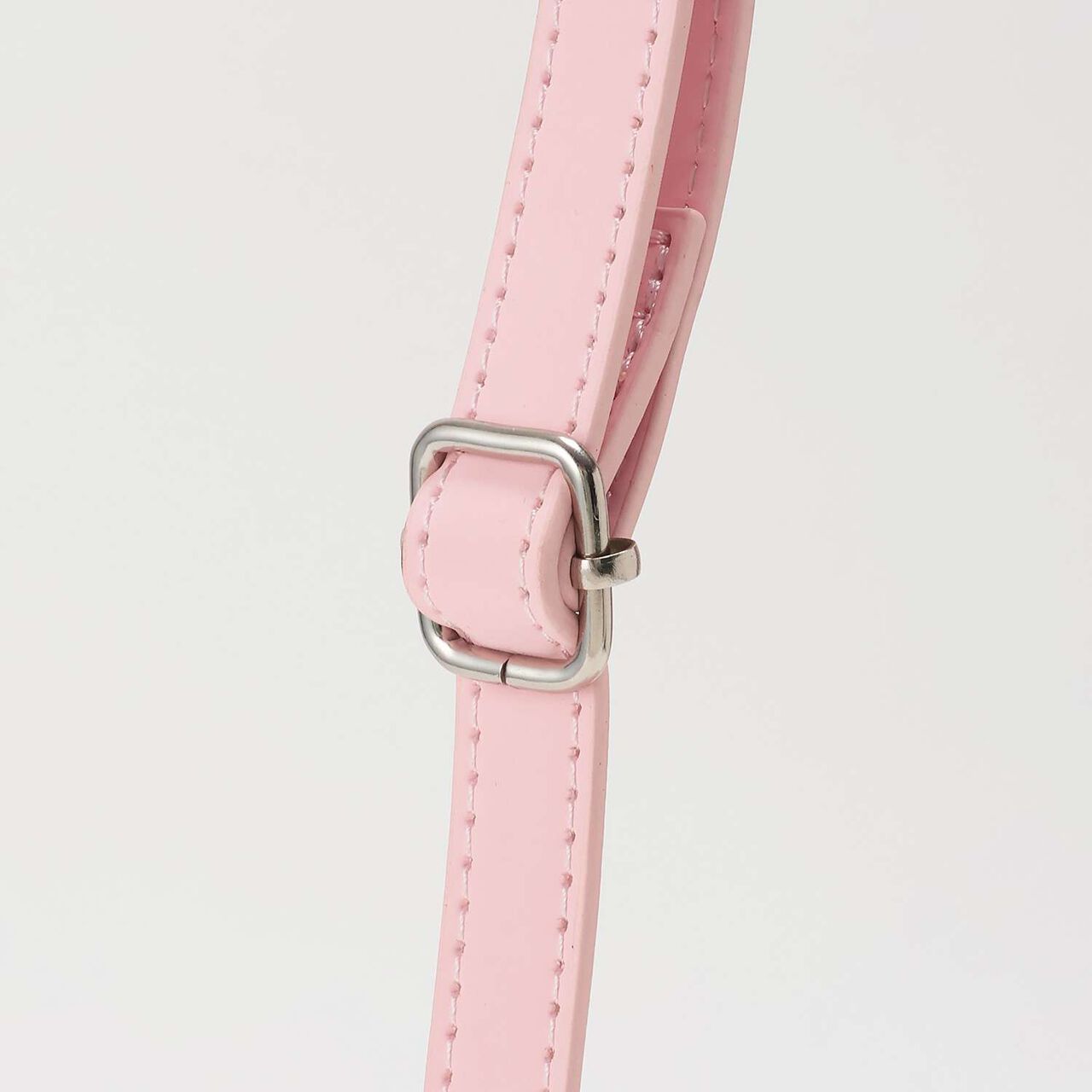 Rhinestone Logo 2 Way Shoulder Bag,White, large image number 4