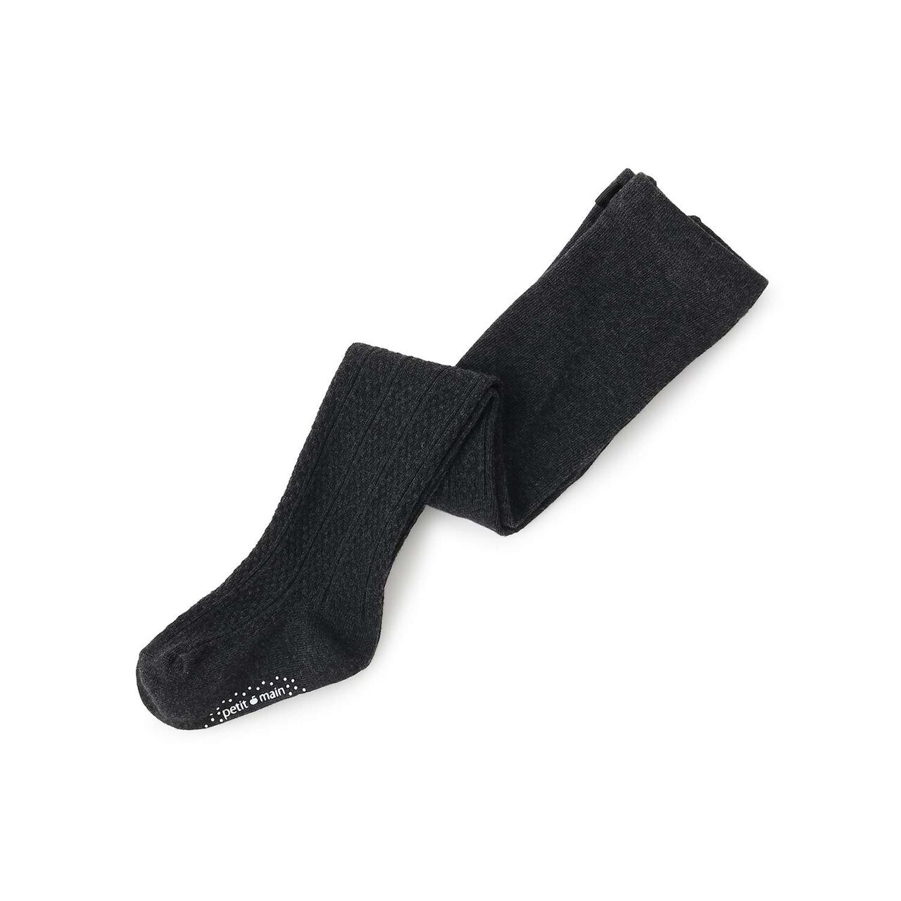 Jacquard Tights,Charcoal gray, large image number 0