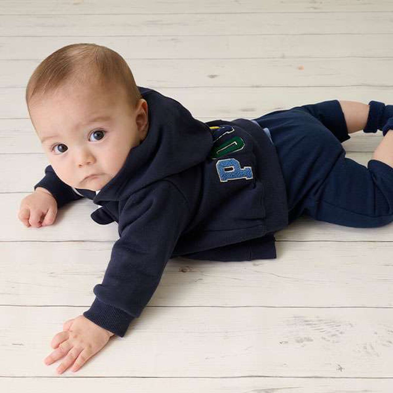 [POLO BCS] Zip-Up Parka (Baby Size),Navy, large image number 13