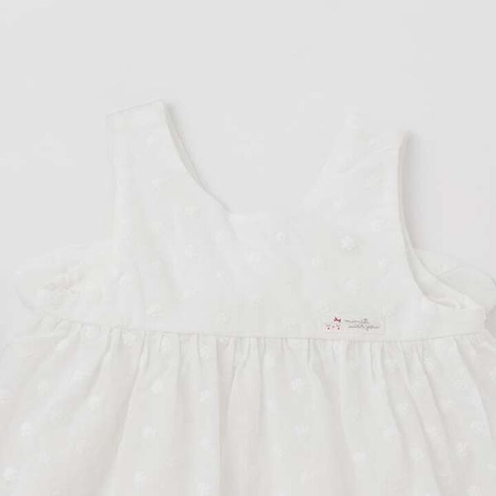 Angel Vest + Bloomers Candy Wrapping,Off white, medium image number 3