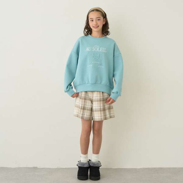 Cuffed Tuck Culottes,Light beige, medium image number 0