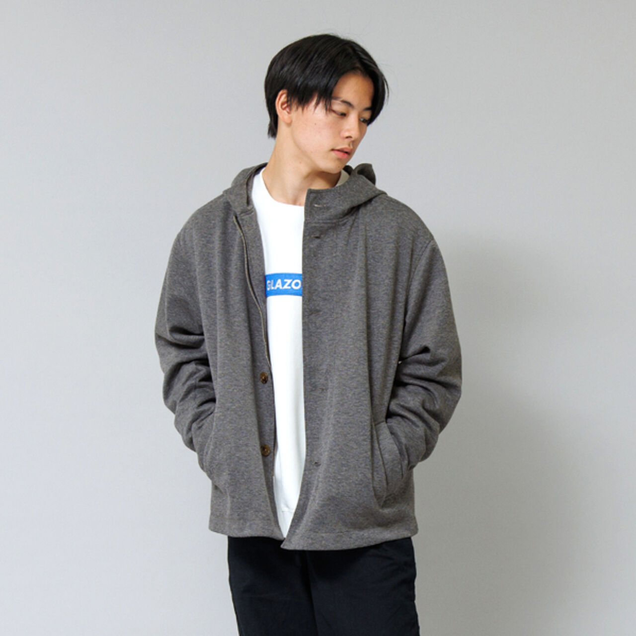 Cut Food Jacket,Top gray, large image number 0