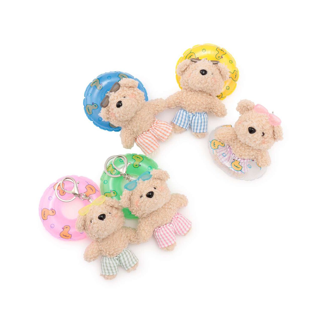 Floaty Bear Charm,Green, large image number 5