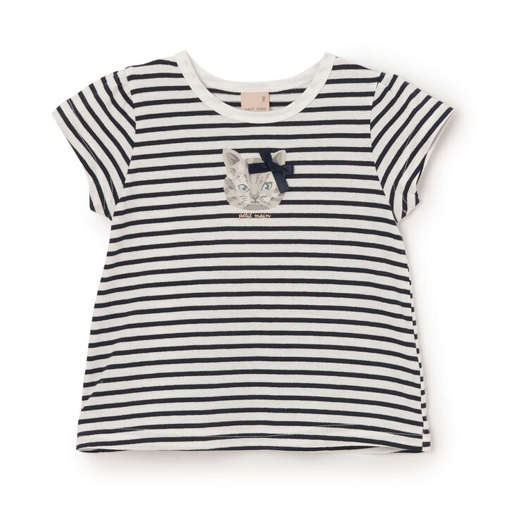 Affordable Girls Short Sleeve T-Shirt,Off white, medium image number 11