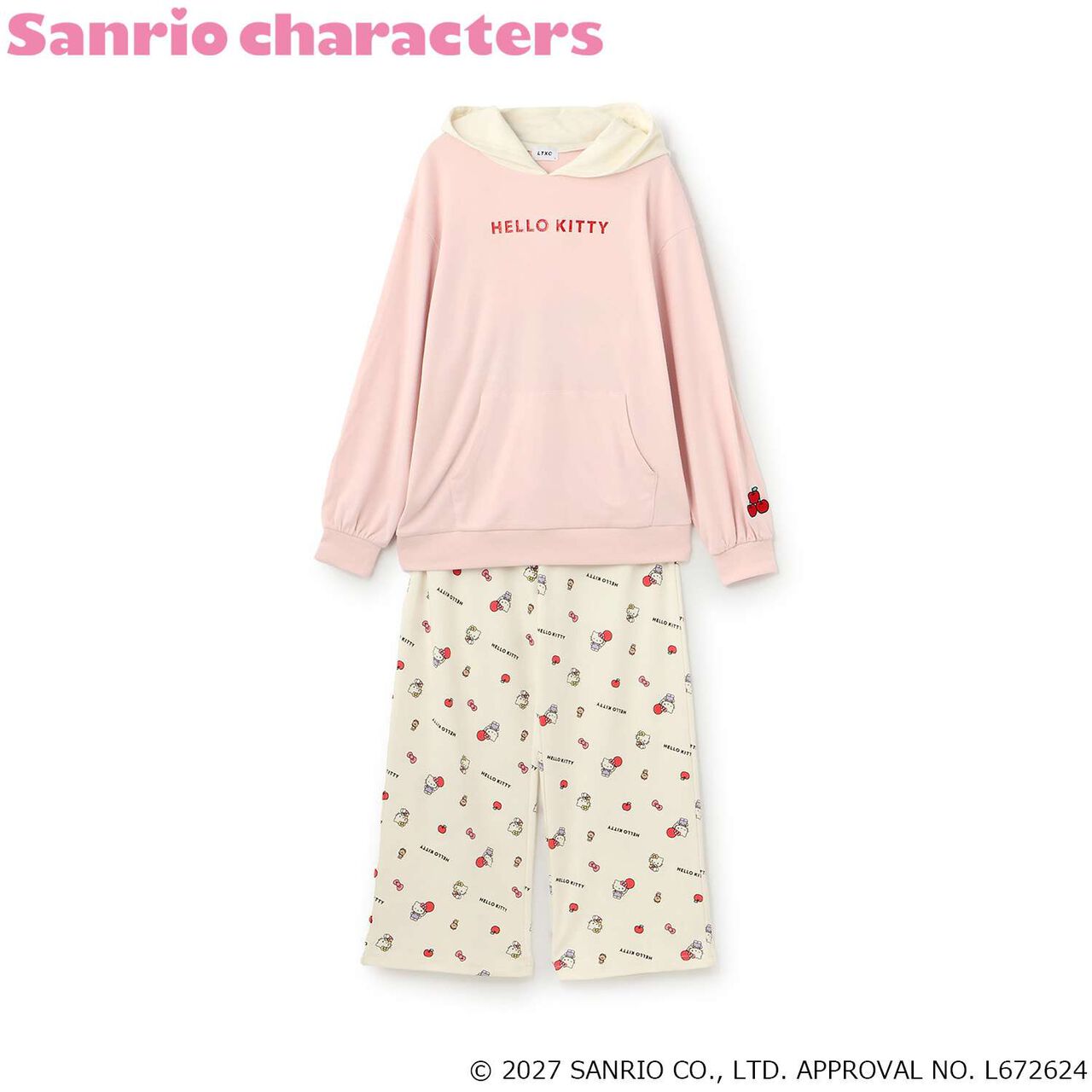 [Sanrio Characters/Hello Kitty] [LTXC] Room Wear,Off white, large image number 13