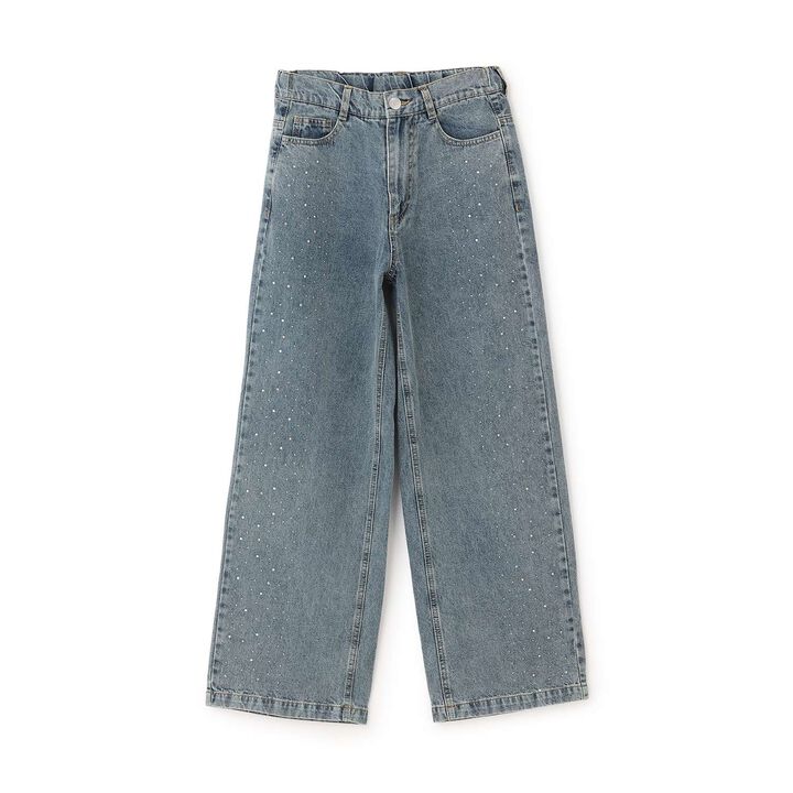 Stylish Stone Denim Pants,Blue, medium image number 15