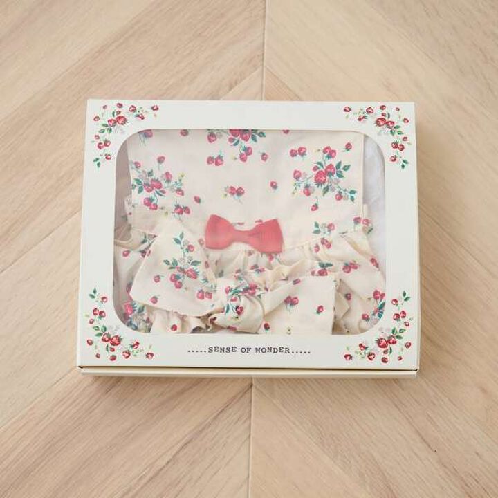 Wild Strawberry Apron Gift Set [with Box],Pearl white, medium image number 10