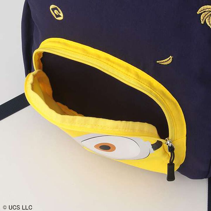 Minion Face Pocket Backpack,Navy, medium image number 15