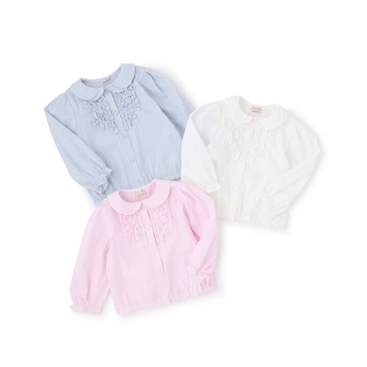 Chibi Frill Blouse,Blue, medium image number 11