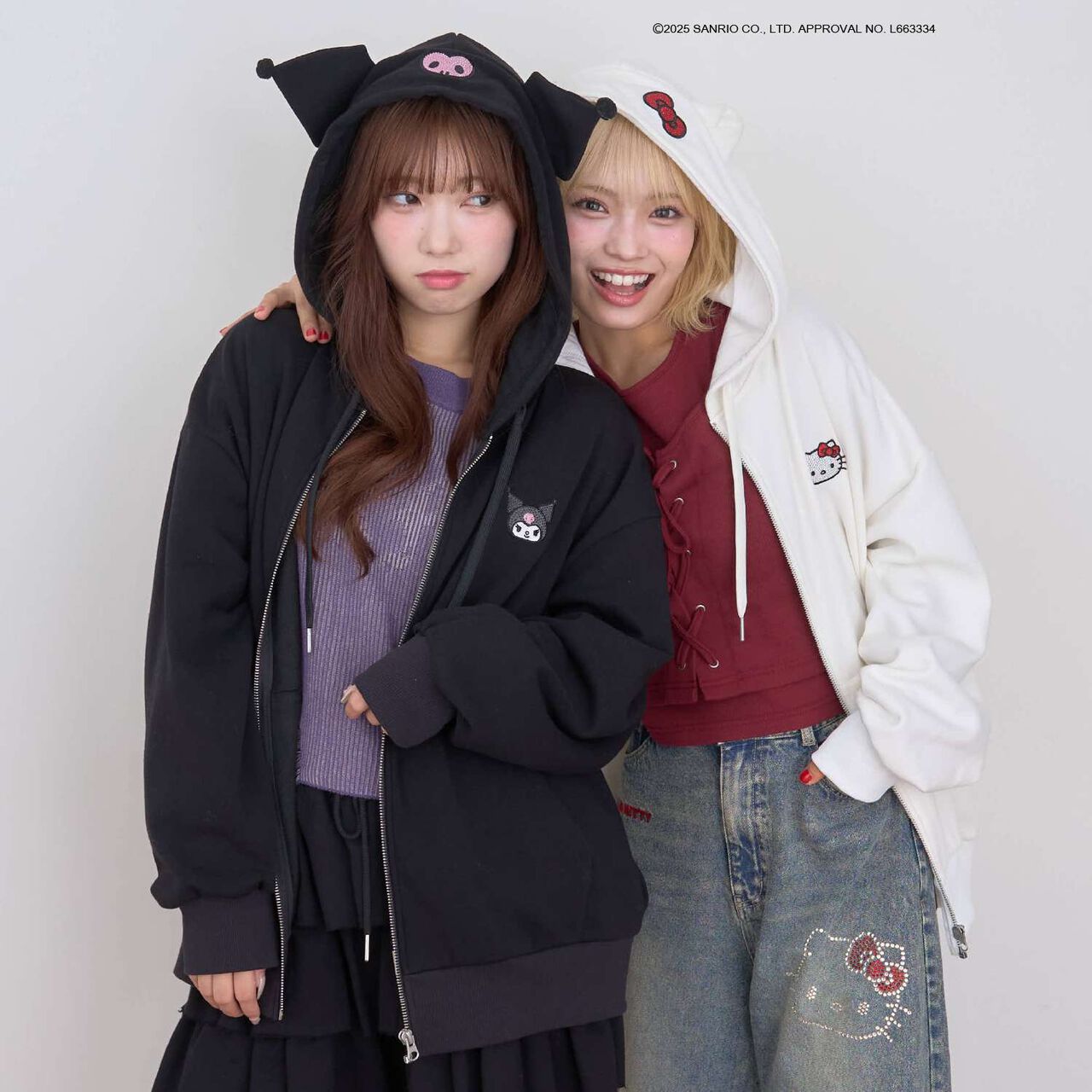 Sanrio Characters Roleplay Hoodie,Off white, large image number 27