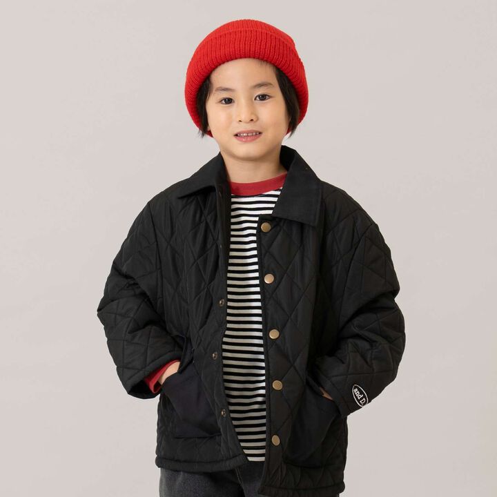 Quilted Jacket,Black, medium image number 0