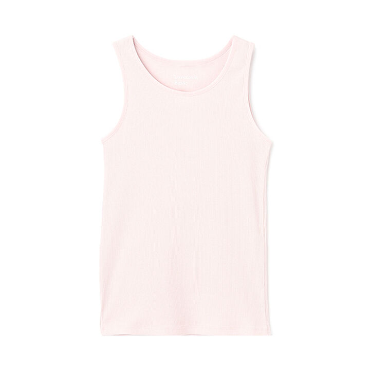 Basic Ribbed Tank Top,Off white, medium image number 7