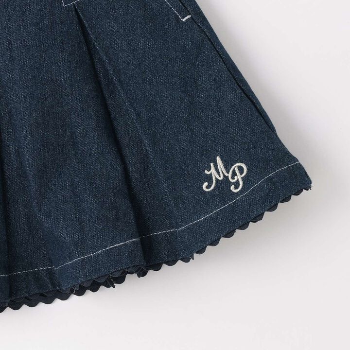 [Restock of Popular Item] Detachable Pocket Skirt with Zipper Front,Sax blue, medium image number 6