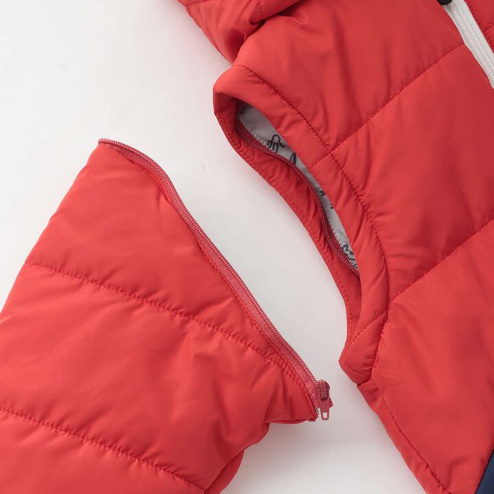 Dinosaur 3 WAY Bomber Jacket,Khaki, medium image number 6