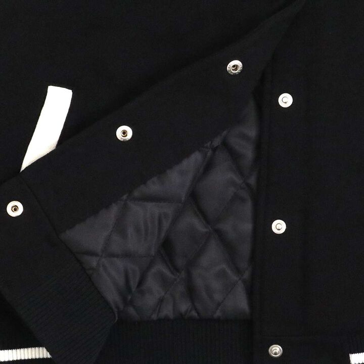 Troislapins Rabbit Patch Varsity Jacket (140-160),Beige, medium image number 7