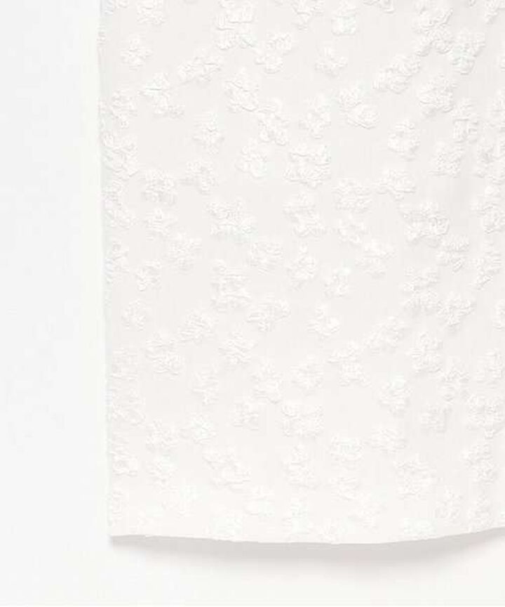 Floral Jacquard Tight Skirt,Off white, medium image number 4