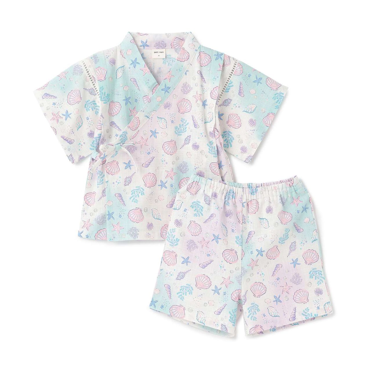 [Easy Wear] GIRLS Assorted Jinbei,Off white, large image number 7